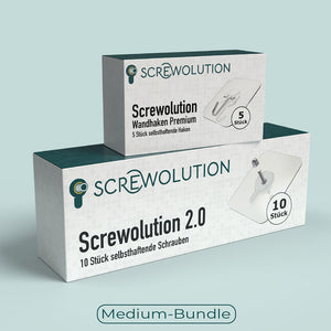 Screwolution Wandhaken Premium (5 Stück)